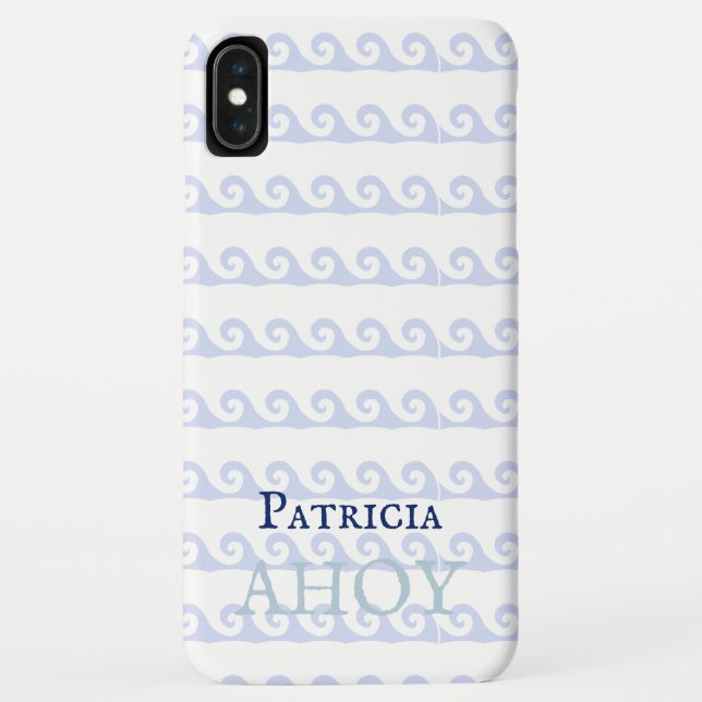 Coques Case-Mate iPhone Coutume de vagues oh (Dos)