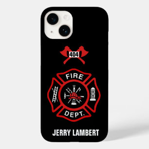 Coques Pour iPhone Coutume d'insigne de corps de sapeurs-pompiers
