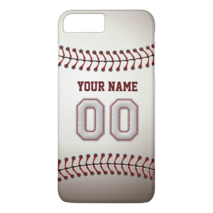 Coques Pour iPhone Coutume élégante du numéro 00 de base-ball nommée