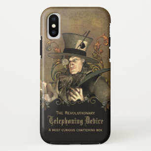 Case-Mate iPhone Case Coutume folle drôle de chapelier de Steampunk