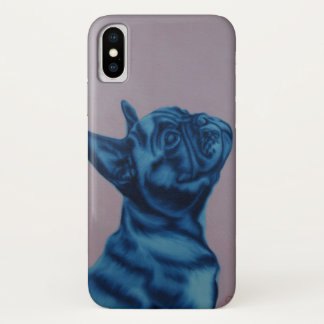 Case-Mate iPhone Case Couverture bleue d'iPhone de Frenchie