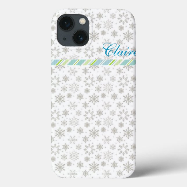 Coques Case-Mate iPhone Couverture d'air pour iPad Snowflake personnalisée (Verso)