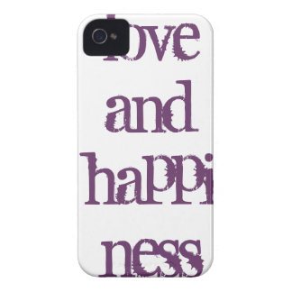 Coque iPhone 4 Couverture d'amour et de bonheur
