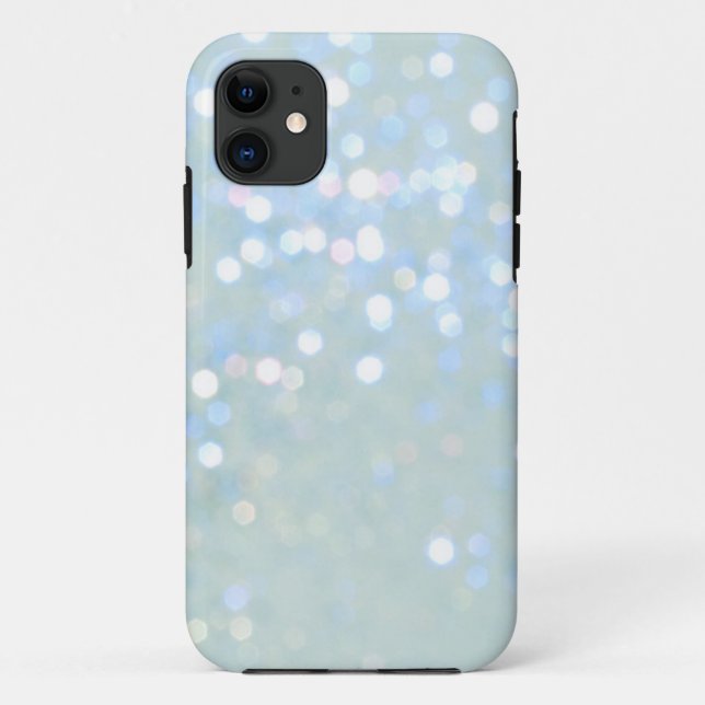 Coques Case-Mate iPhone Couverture de bleu layette/blanche de parties (Dos)