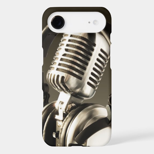 Coques Case-Mate iPhone Couverture de caisse de microphone et d'écouteur (Verso)