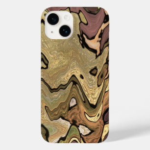 Coque Pour iPhone 14 Couverture de caméra. Camouflage jungle look. Vert
