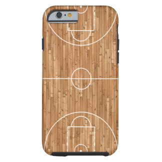 Coque Tough iPhone 6 Couverture de cas de terrain de basket
