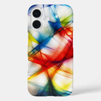 Coque Pour iPhone 16 couverture de design abstrait de style Kandinsky