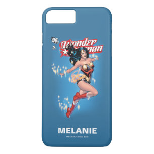 Coque iPhone 8 Plus/7 Plus Couverture de la bande dessinée Wonder Woman  Ajou