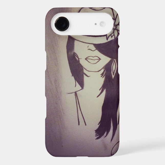 Coques Case-Mate iPhone Couverture de l'iPhone 5 de fille de mode - (Verso)