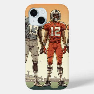 Coque Pour iPhone 15 Couverture de l'iphone football/football iPhone 16