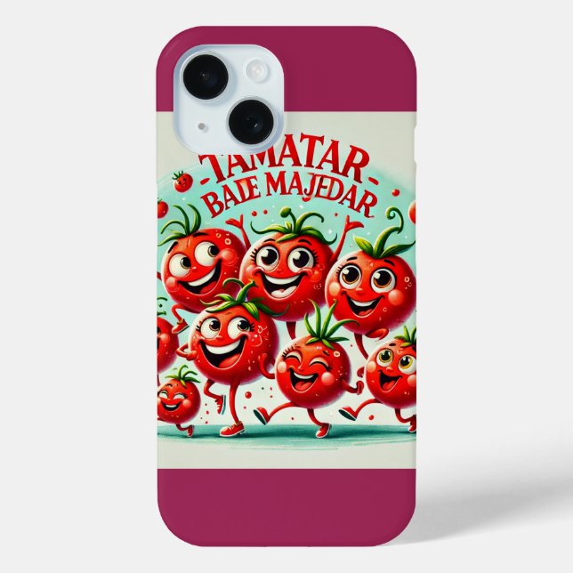 Coques Case-Mate iPhone Couverture de téléphone amusant tomate - joyeux et (Verso)
