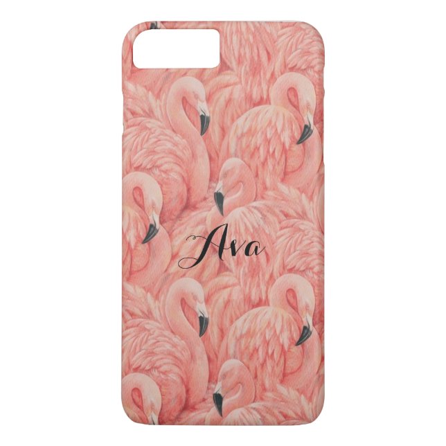 Coques Case-Mate iPhone Couverture de téléphone cellulaire flamants roses (Dos)