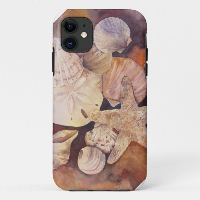 Coques Case-Mate iPhone Couverture de téléphone de coquillage d'été (Dos)