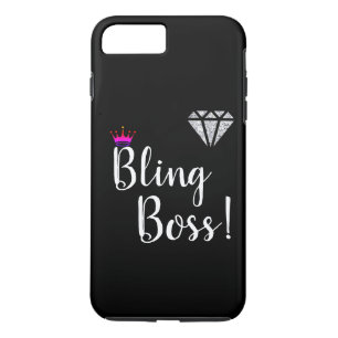 Coque iPhone 8 Plus/7 Plus Couverture de téléphone de patron de Bling !