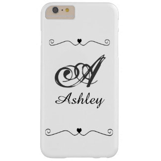 Coque iPhone 6 Plus Barely There Couverture décorée d'un monogramme d'iPhone