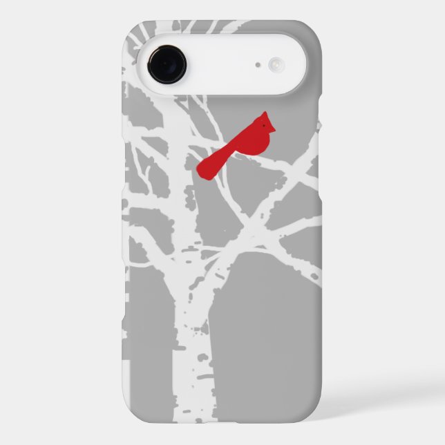 Coques Case-Mate iPhone couverture d'iPhone.  Cardinal sur la branche (Verso)