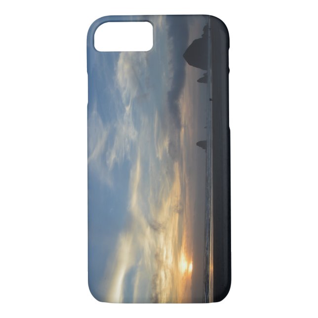 Coques Case-Mate iPhone Couverture d'iPhone de coucher du soleil de côte (Dos)