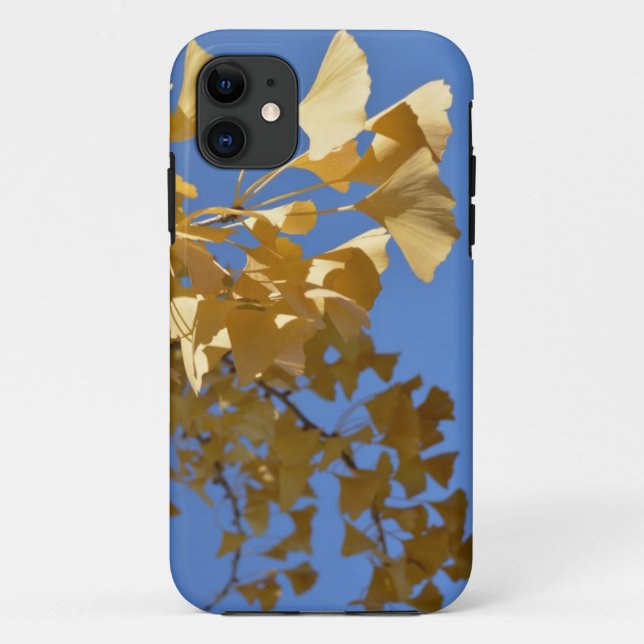 Coques Case-Mate iPhone couverture d'iphone de feuille de gingko (Dos)