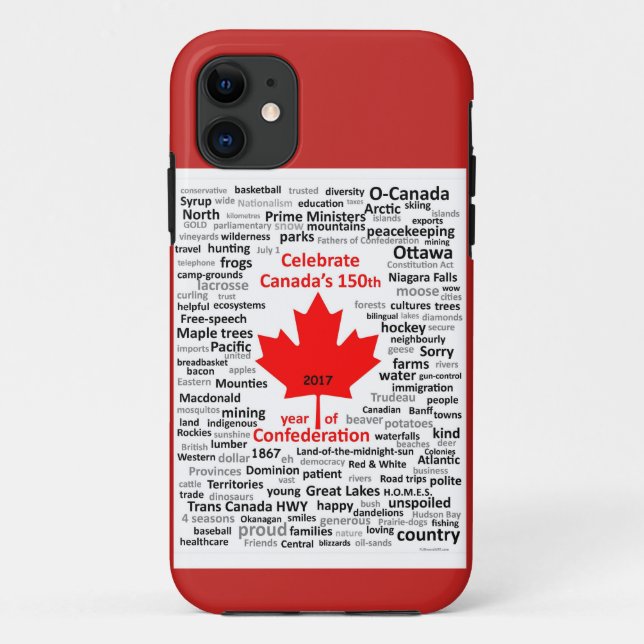 Coques Case-Mate iPhone Couverture d'iphone du Canada 150 (Dos)