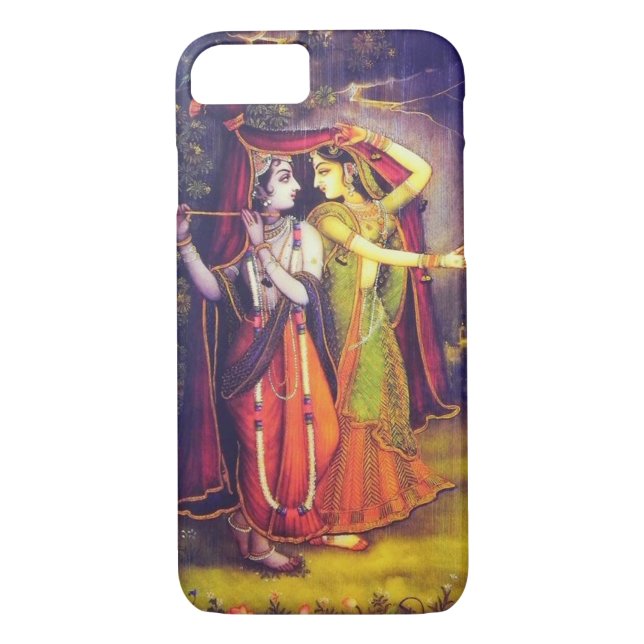 Coques Case-Mate iPhone Couverture d'iPhone Radha-Krishna (Dos)