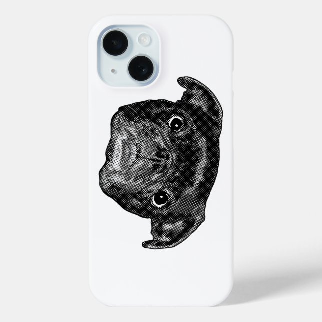 Coques Case-Mate iPhone Couverture festive Pug Point (Verso)