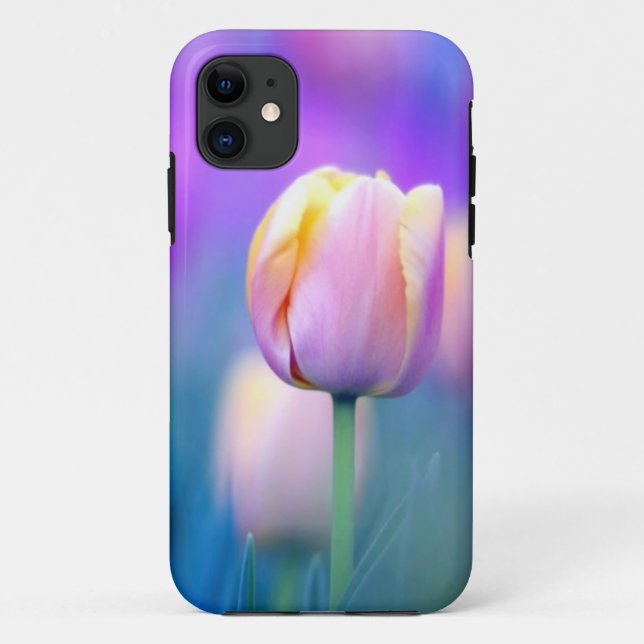 Coques Case-Mate iPhone Couverture florale de l'iPhone 5 de tulipe (Dos)