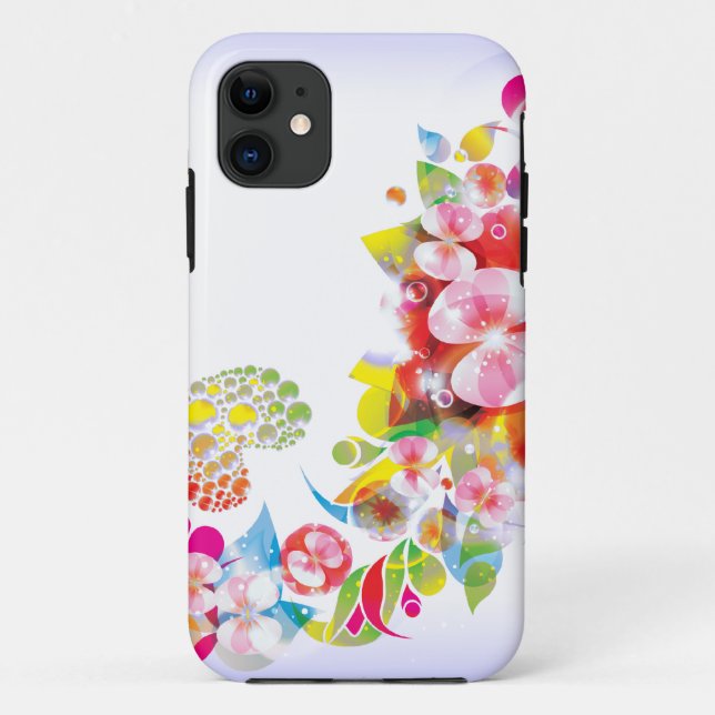 Coques Case-Mate iPhone Couverture florale d'iphone d'imaginaire (Dos)