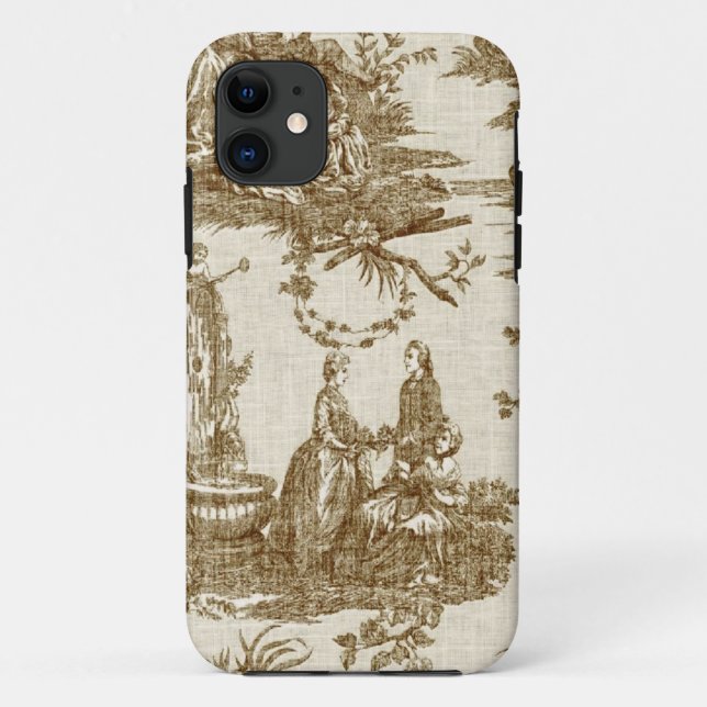 Coques Case-Mate iPhone Couverture française de l'iPhone 5 de Toile de (Dos)