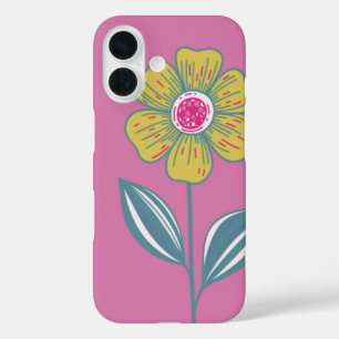 Coque Pour iPhone 16 Couverture iPhone Flower Folklore