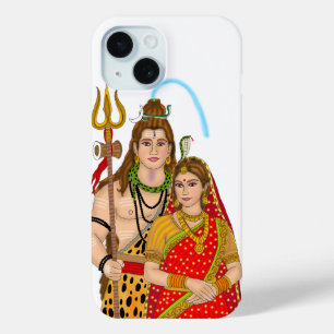 Coque Pour iPhone 15 Couverture mobile Shiv Parvati