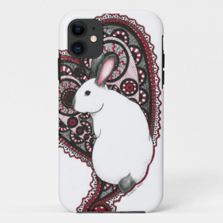 Coque Case-Mate Pour iPhone Couverture rouge de téléphone portable de lapin
