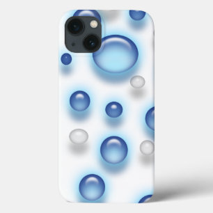 Coques Pour iPhone Couverture téléphonique - Bulles bleues