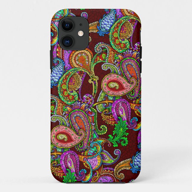 Coques Case-Mate iPhone Couverture téléphonique de Melange Paisley (Dos)