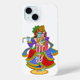Coque Pour iPhone 15 Couverture téléphonique Radha Krishna