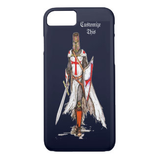 Coque iPhone 7 couverture templar de cas de l'iPhone 7 de croisé
