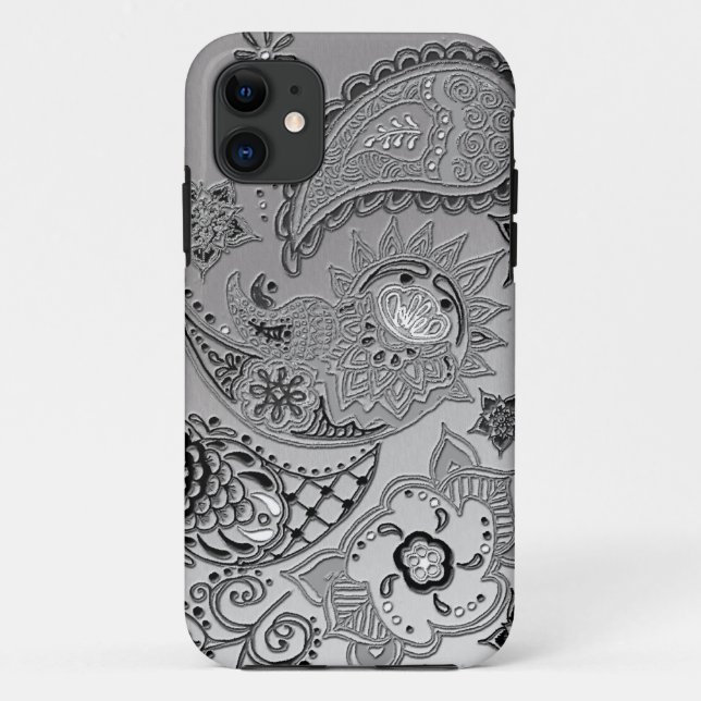 Coques Case-Mate iPhone Couvertures argentées de la conception iPhone5 de (Dos)