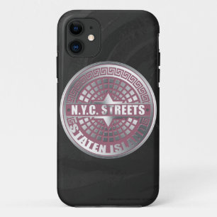 Coque Case-Mate Pour iPhone Couvertures de trou d'homme Staten Island