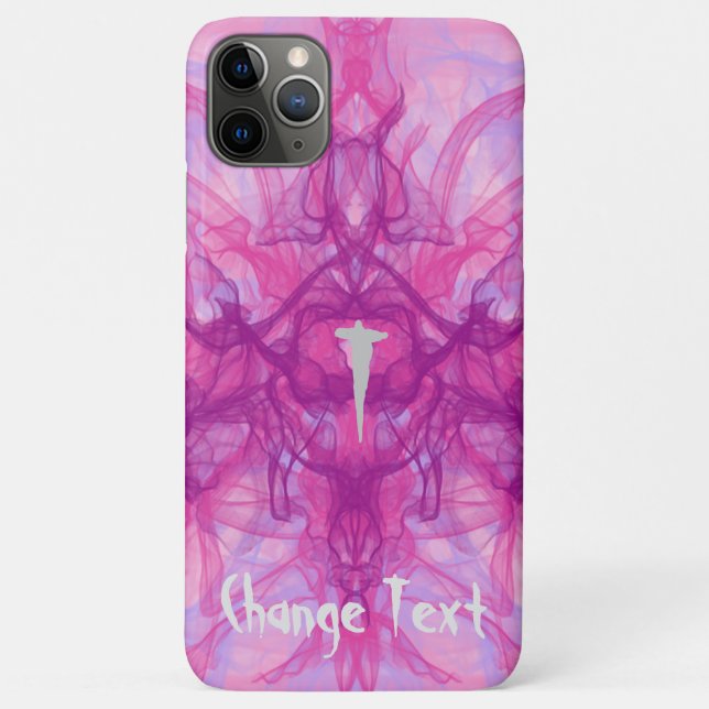 Coques Case-Mate iPhone Couvrir par "Change Your Text" avec FUMÉE ROSE - (Dos)