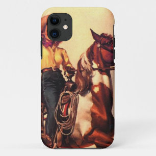 Coques Pour iPhone Cow-girl sur son cheval