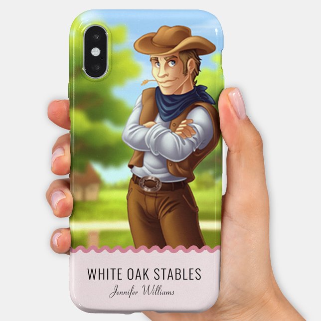 Coques Case-Mate iPhone Cowboy occidental personnalisable (Créateur téléchargé)