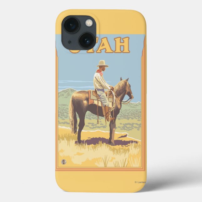Coques Case-Mate iPhone Cowboy (vue de côté) Utah (Verso)