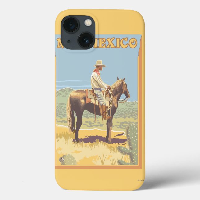 Coques Case-Mate iPhone Cowboy (Vue latérale)Nouveau-Mexique (Verso)