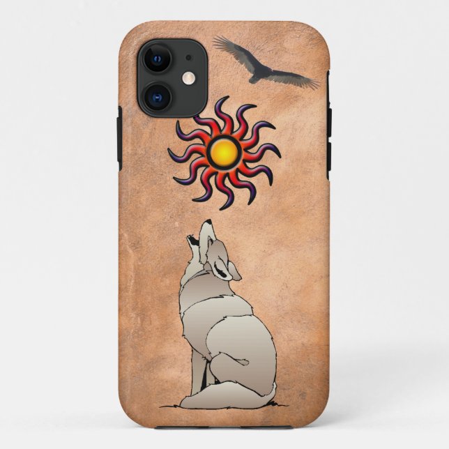 COQUES Case-Mate iPhone COYOTE D'HURLEMENT (Dos)