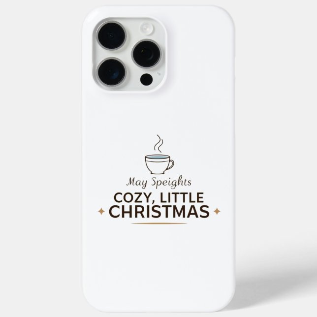 Coques Case-Mate iPhone Cozy Little Christmas Coffee Cup Phone Case (Verso)