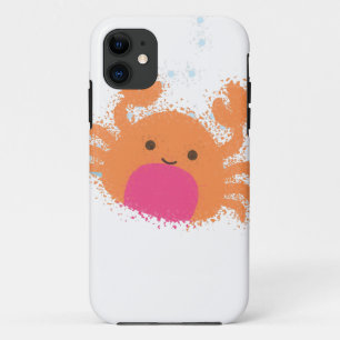 Etui iPhone Case-Mate Crabe caricaturale orange
