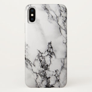 Coques Pour iPhone Crack Noir Gris Et Marbre blanc En Pierre