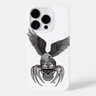 Coque Pour iPhone 14 Pro Crâne à aigle