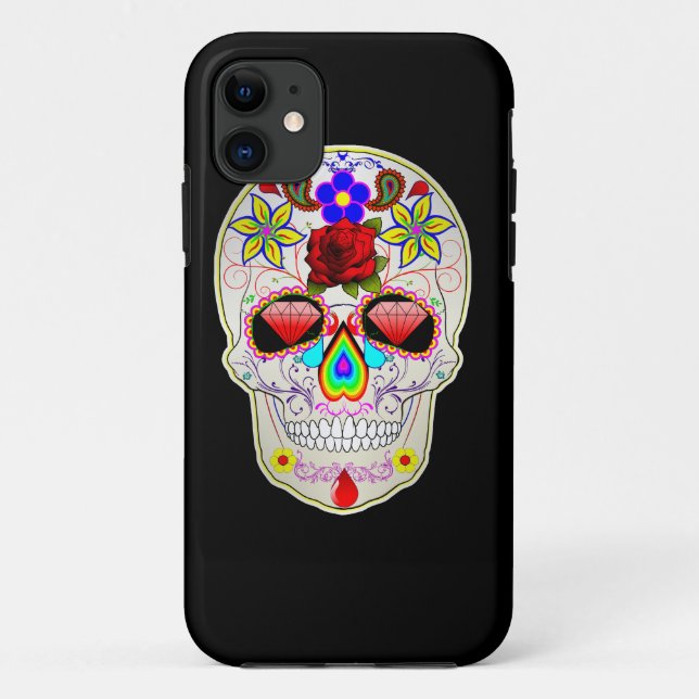 Coques Case-Mate iPhone crâne à sucre (Dos)