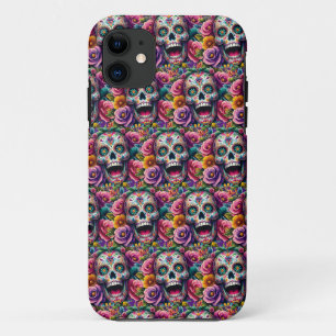 Case-Mate iPhone Case Crâne à sucre - Bouquet d'os